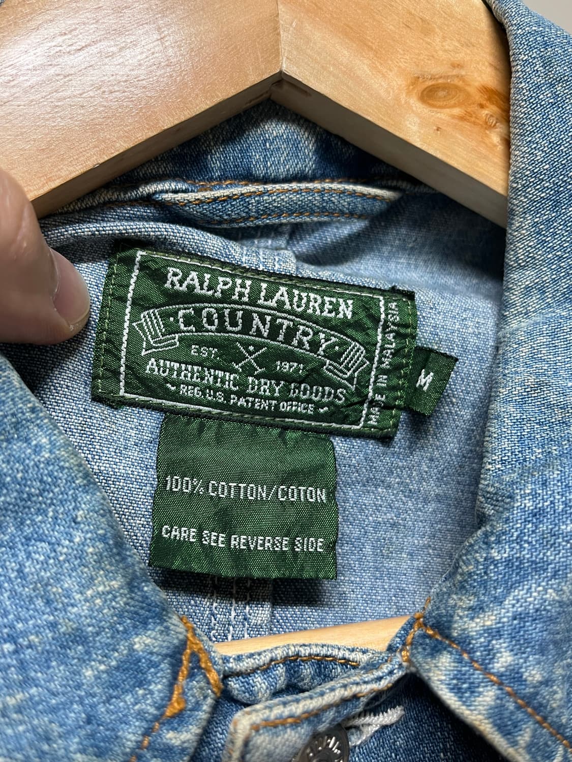 Polo country 90s denim chore jacket 상품이미지3