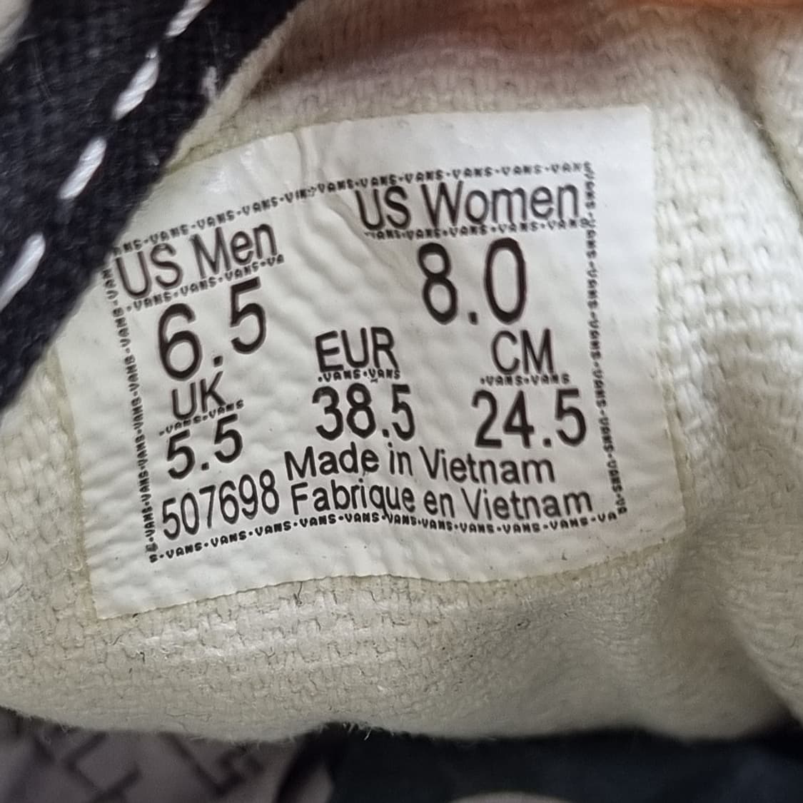 반스 올드스쿨 러브미 러브미 낫 스니커즈 245 상품이미지6