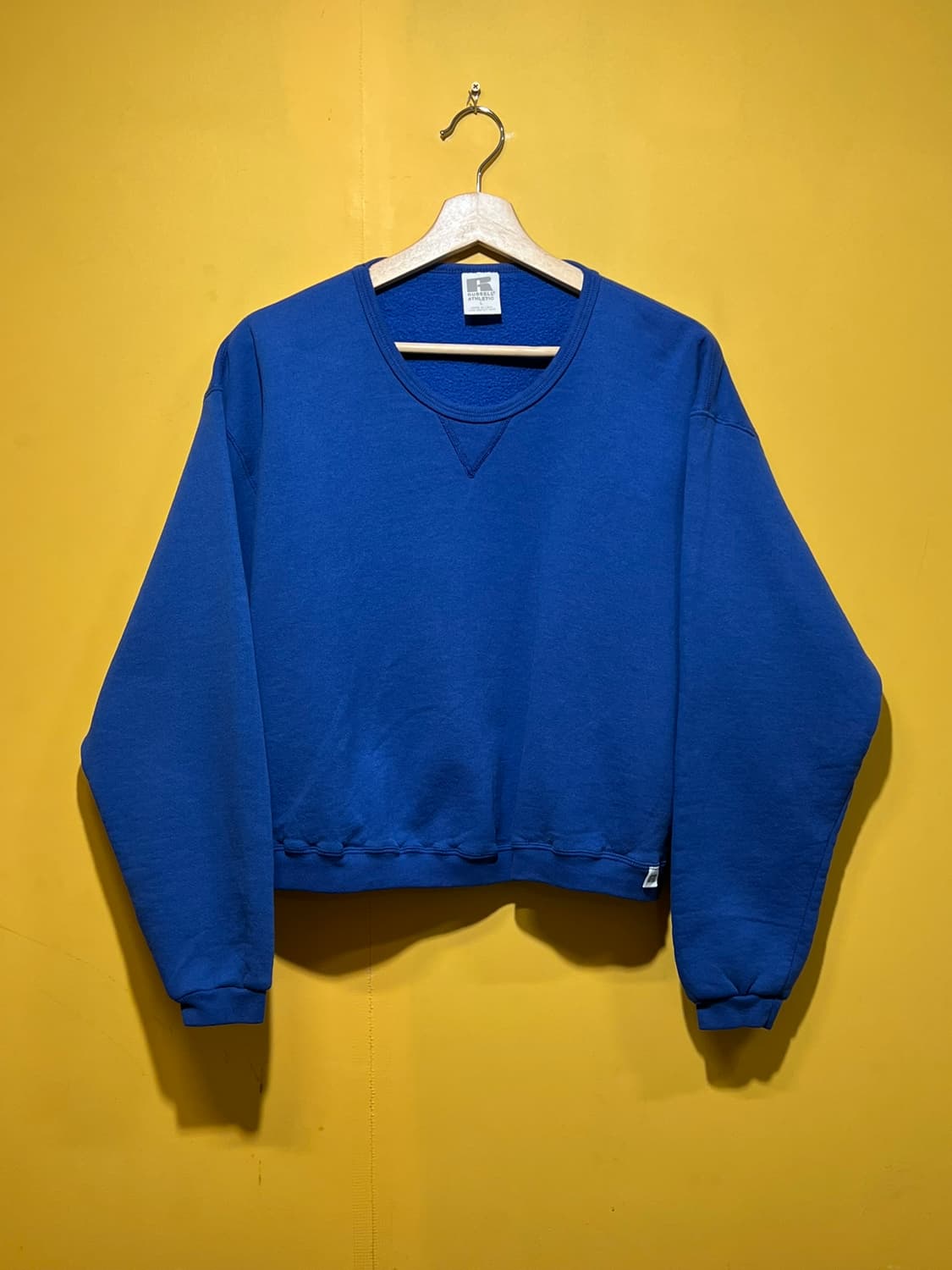 90's [여성L] 러셀 로열 블루 맨투맨 빈티지 스웻셔츠 블랭크 상품이미지1
