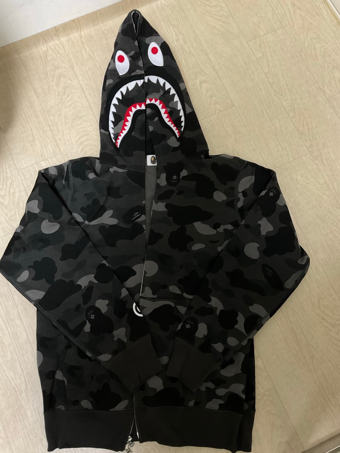 베이프 흑계 후드집업 / L 상품이미지1