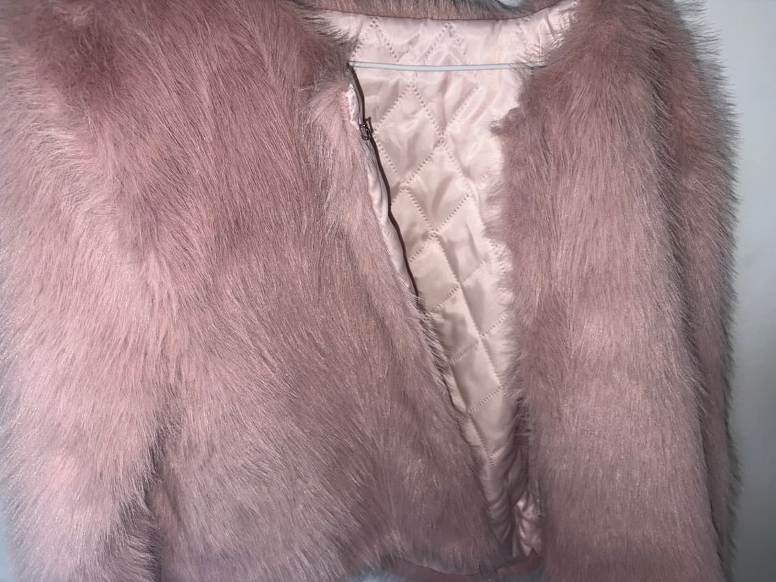 핑크 퍼자켓 로걀 상품이미지2