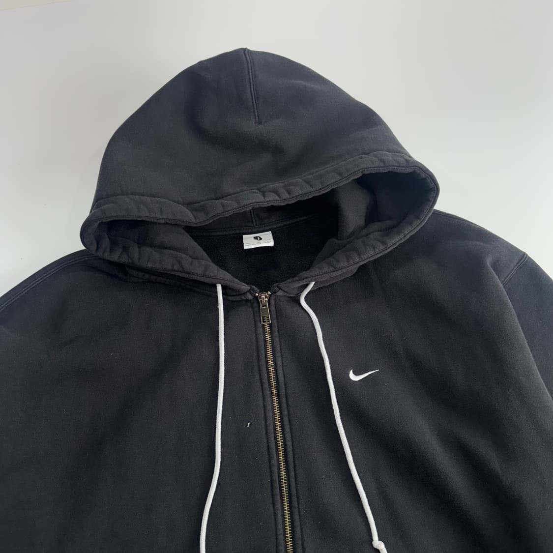 Nike 나이키 스몰로고 블랙 후드집업  상품이미지4