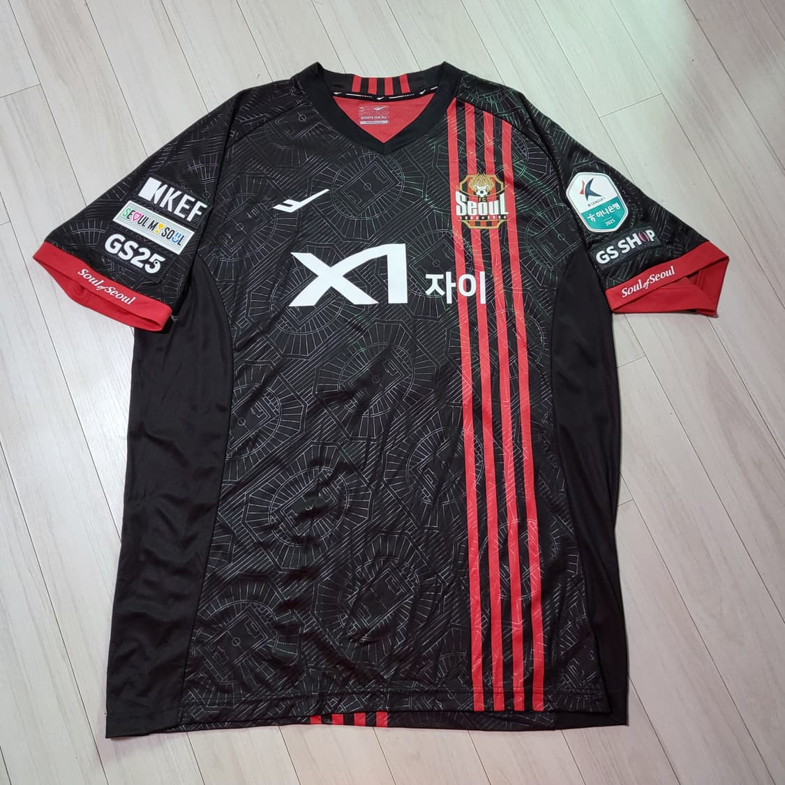 (4XL) FC서울 25 홈 어센틱 풀패치유니폼 김진수 상품이미지3