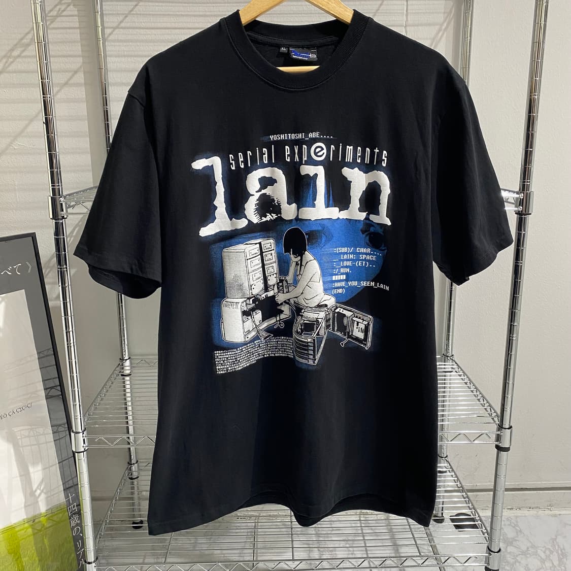 시리얼 익스페리먼츠 레인 부틀렉 애니메이션 티셔츠 애니티 상품이미지1