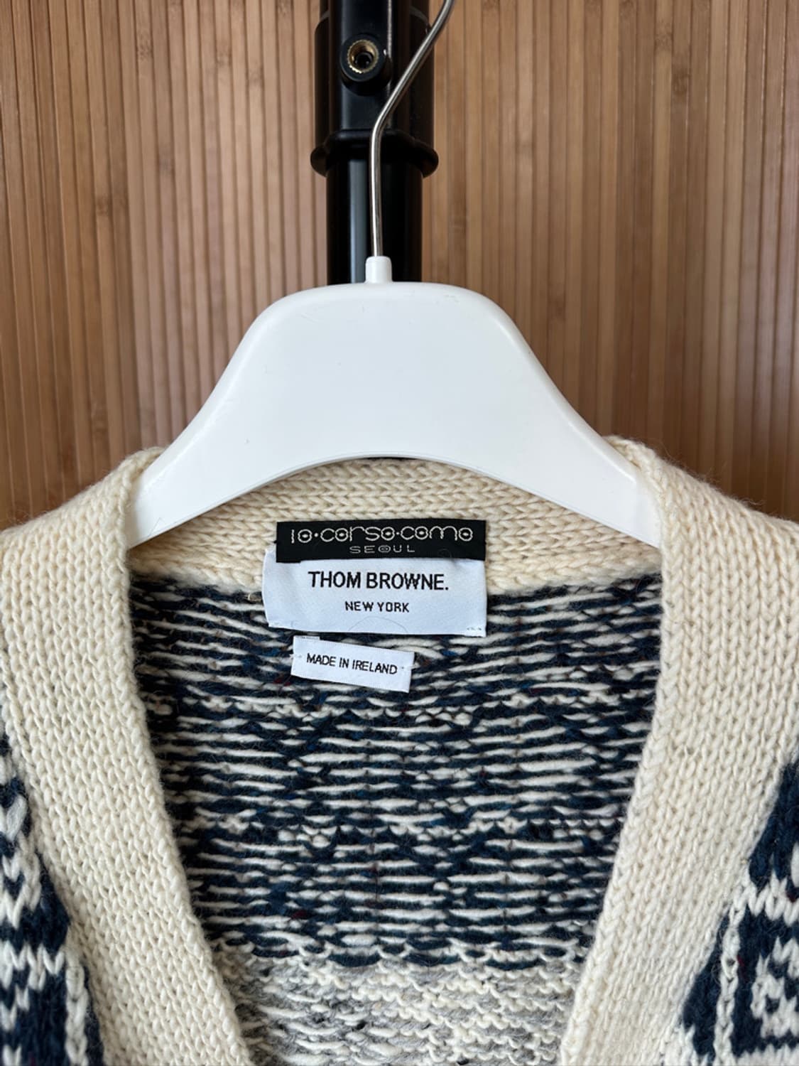 톰브라운 애니멀 모헤어 가디건 상품이미지2