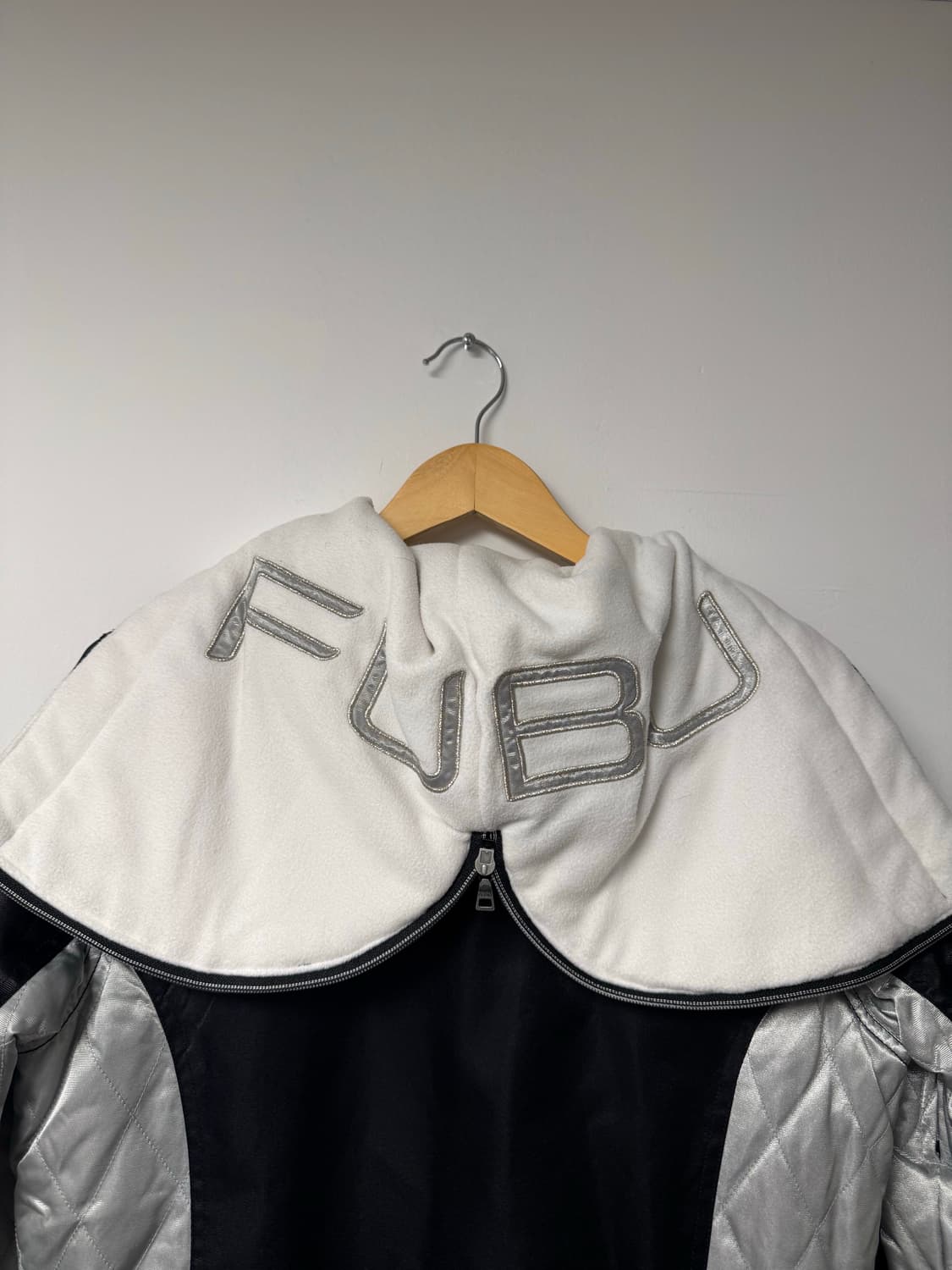 FUBU 푸부 올드스쿨 누빔 봄버 후드 자켓 M 상품이미지7