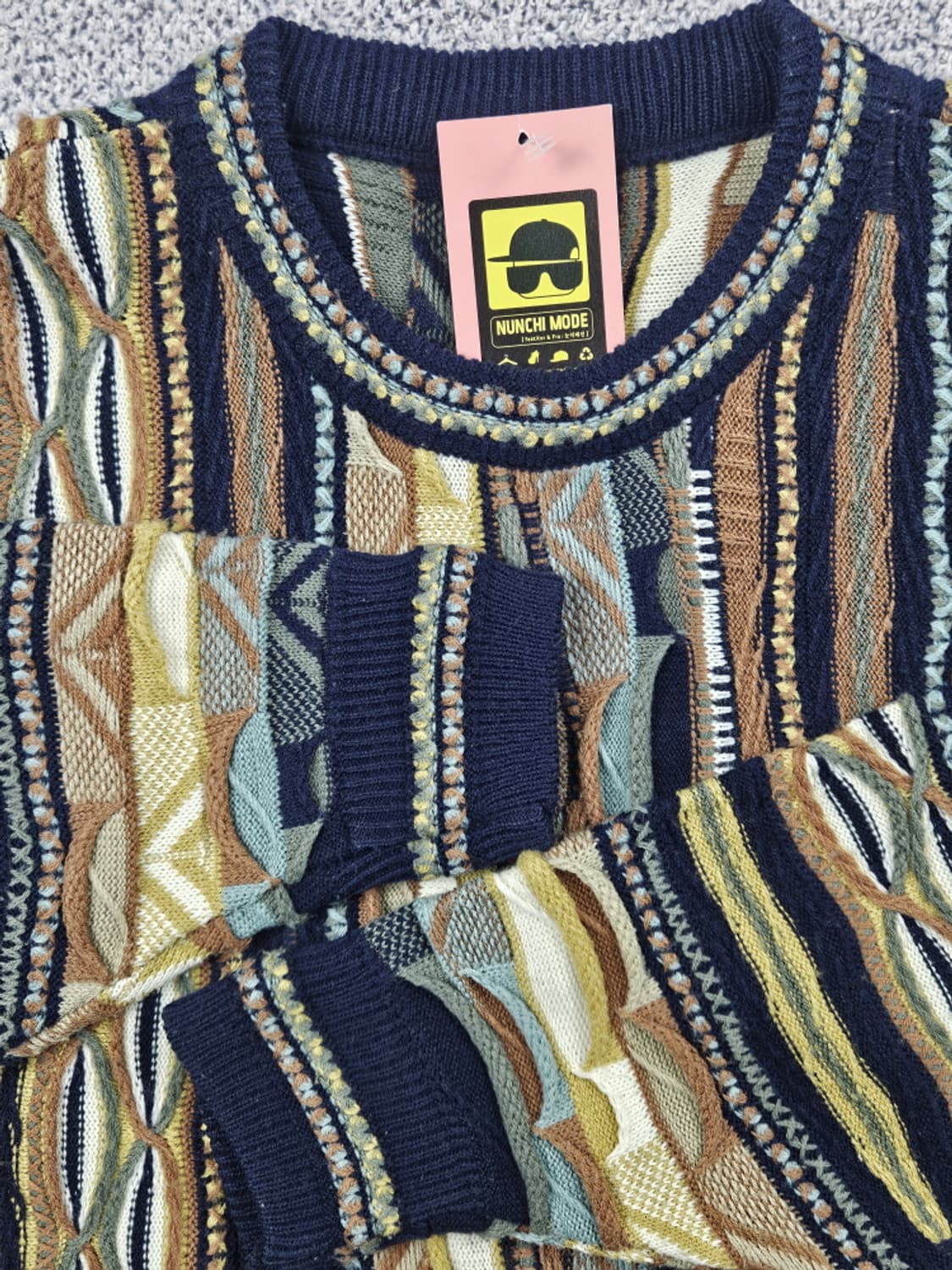 빈티지 쿠지 ST 입체 텍스처 케이블 니트 (상세설명참조) / 10496 상품이미지10