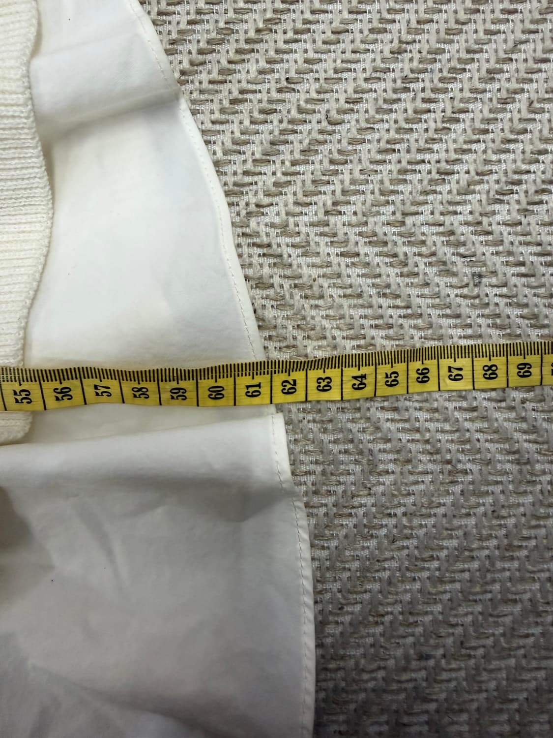 정품) O2nd 오즈세컨 한섬 니트 레이어드 셔츠 66 상품이미지9