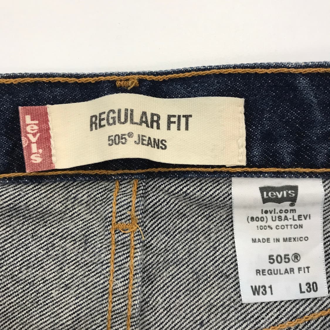 리바이스 LEVIS 505 레귤러핏 멕시코데님 [31x30] 상품이미지5