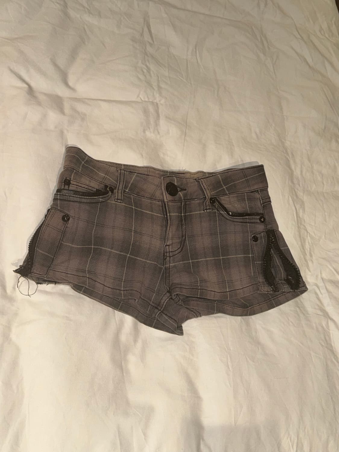 Vintage zipper hot pants xs 상품이미지4