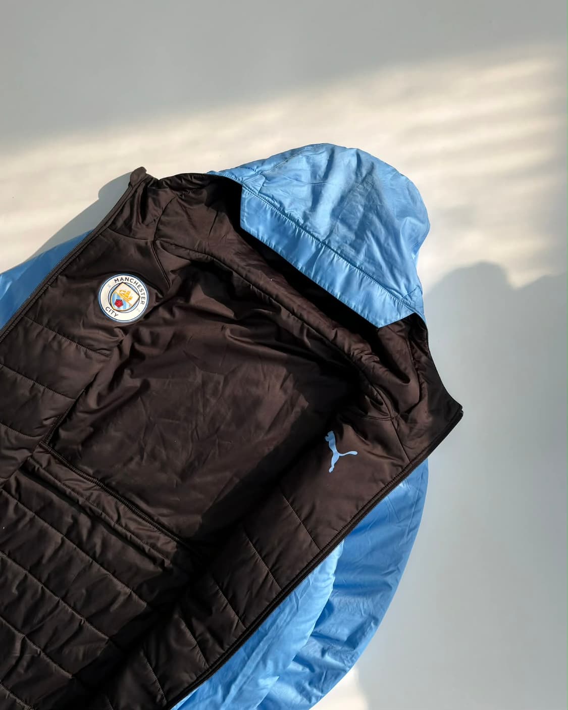 [L] 푸마 맨체스터시티 양면 코트 패딩 자켓 상품이미지4