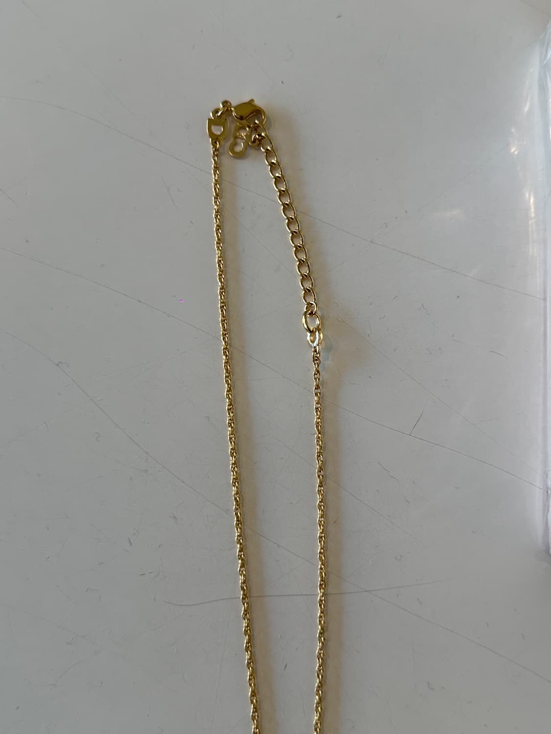 [DIOR] 정품 디올 플레이트 골드 목걸이 상품이미지4