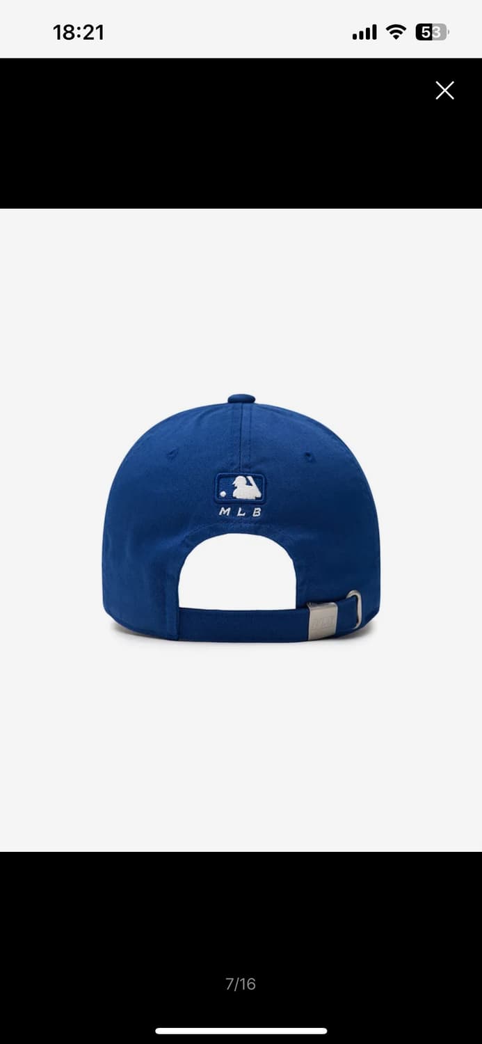 MLB LA볼캡 블루 상품이미지3