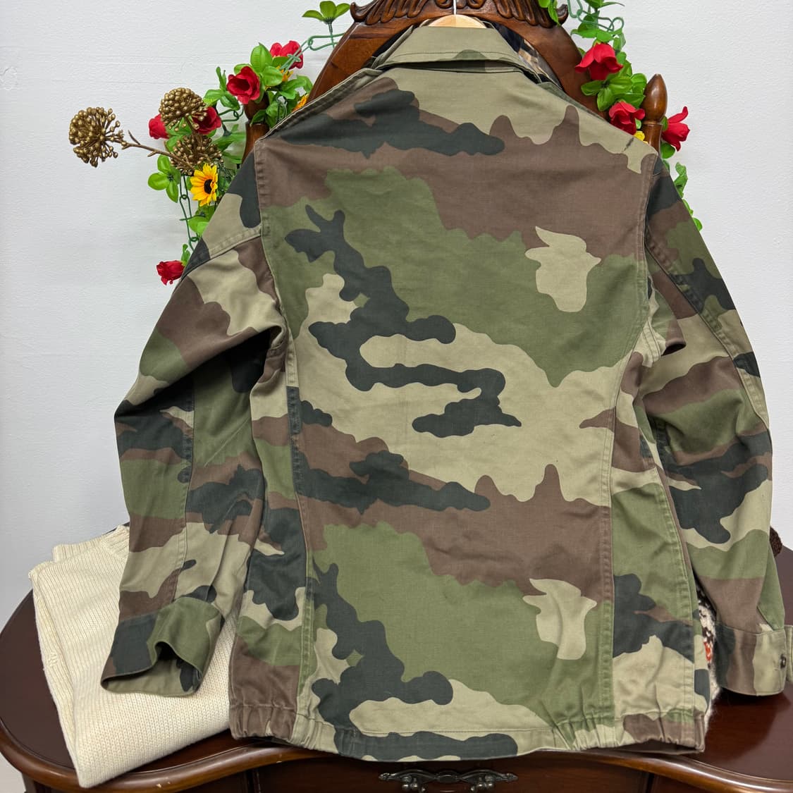 90s 빈티지 스페인 군 보스코소 필드 자켓 (S)   상품이미지5