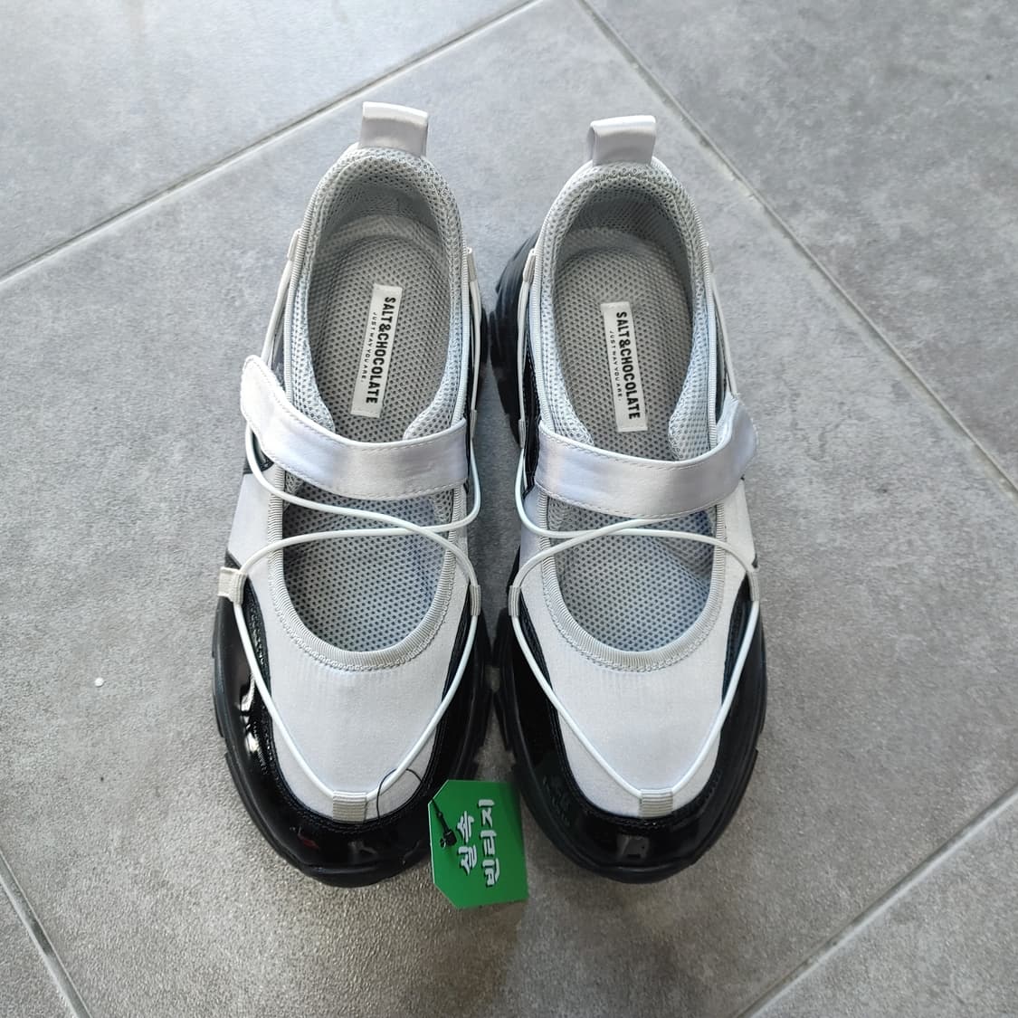 235 여성 스포티 빈티지 플랫 슈즈 메리제인 스니커즈 상품이미지2