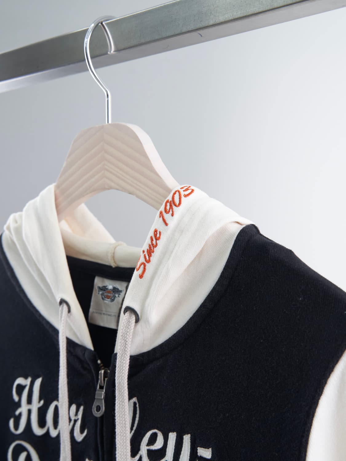 Harley Davidson 윙 레터링 프린팅 후드집업 상품이미지6