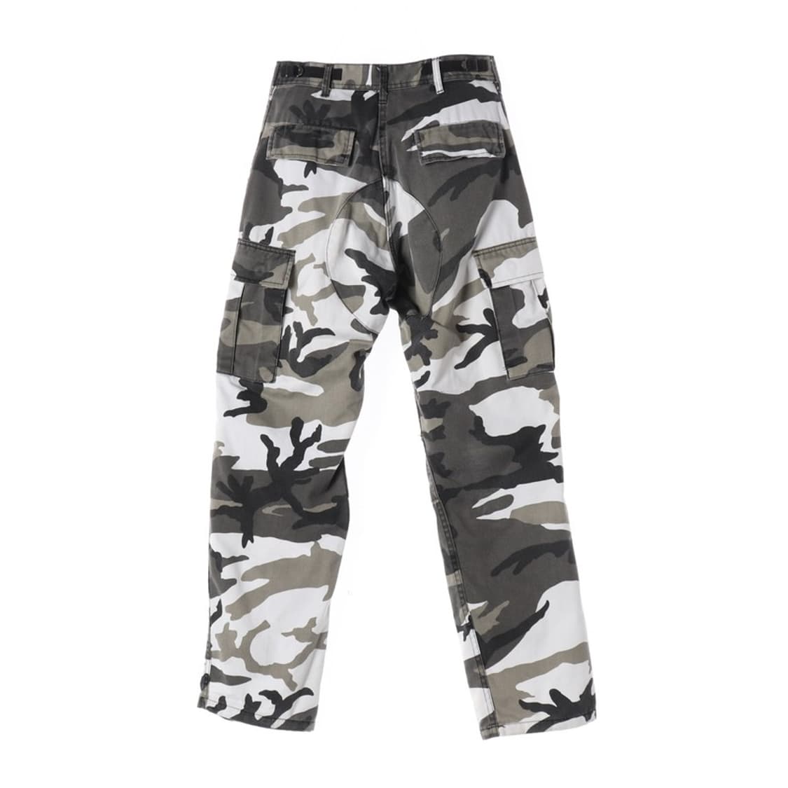 밀리터리 스노우 카모플라쥬 와이드 카고 팬츠 S 상품이미지2