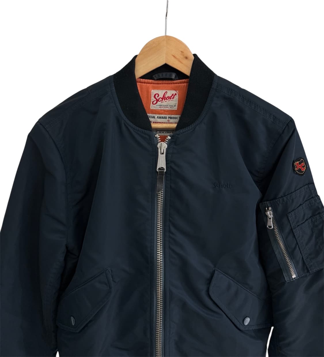 쇼트 X 아메리칸 컬리지 MA-1 봄버 자켓 상품이미지3