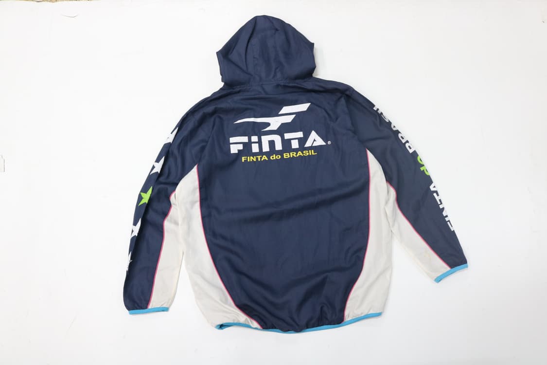 FINTA 핀타 빈티지 브라질 풋볼 멀티 그래픽 아노락 후드 (S) 상품이미지7