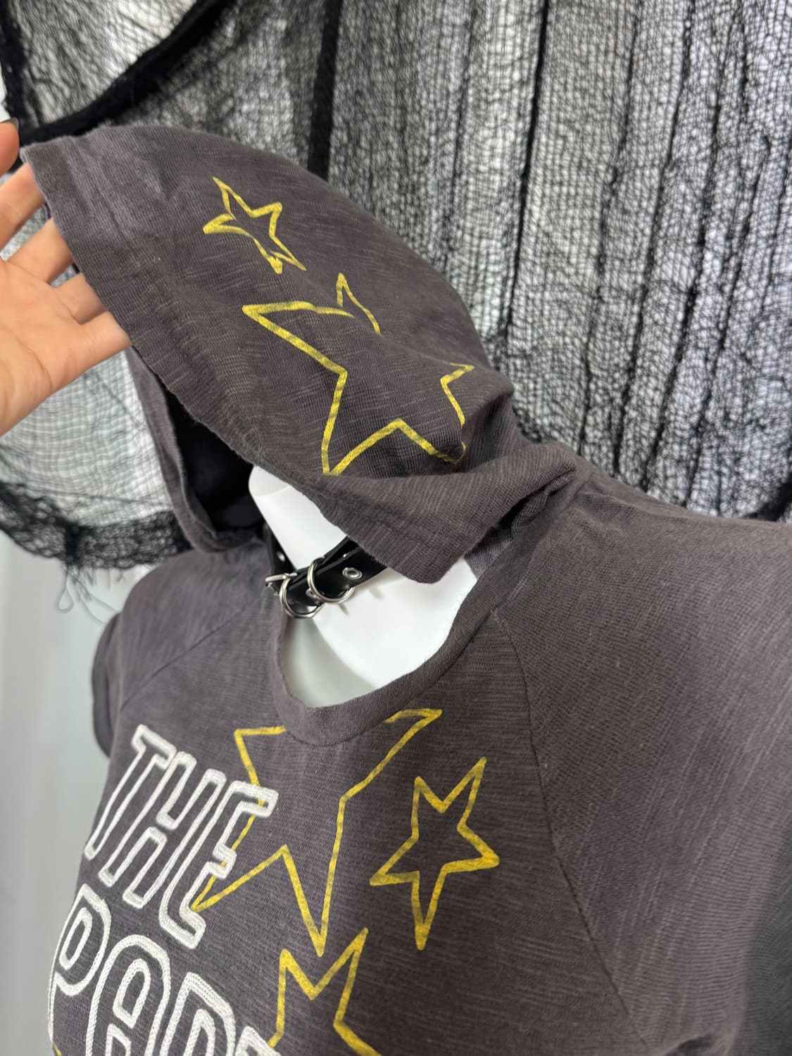 star lettering hood one piece 상품이미지3