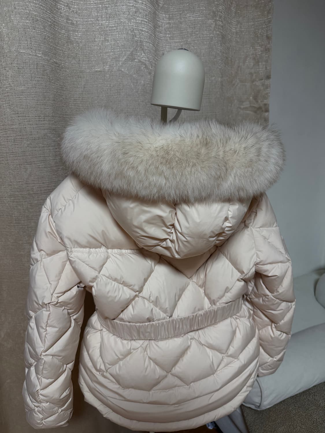 듀엘 폭스 패딩 은은한 배이지 55 상품이미지4