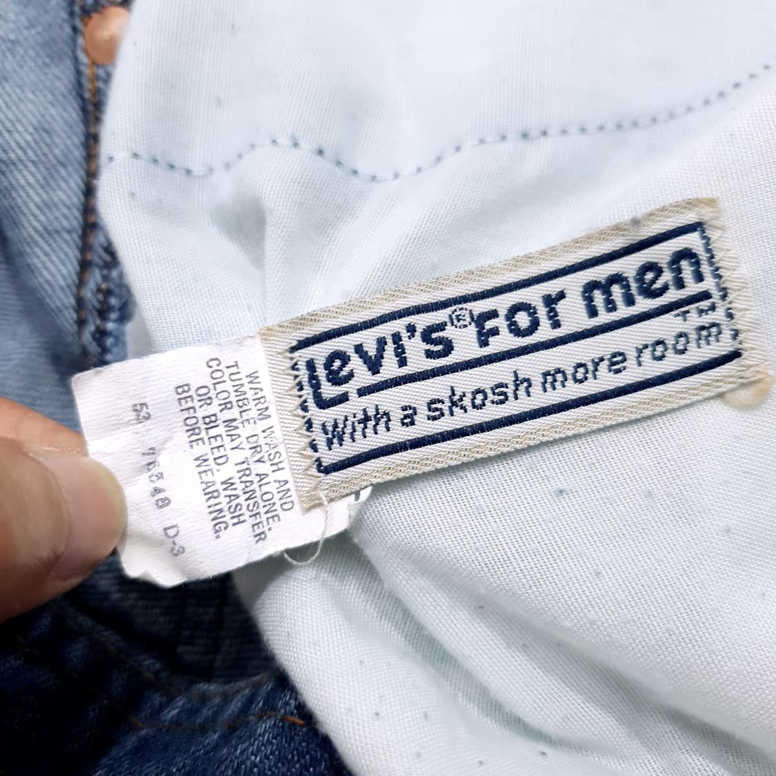 리바이스 빈티지 70s 부츠컷 오렌지탭 초기 (32~33) 상품이미지8