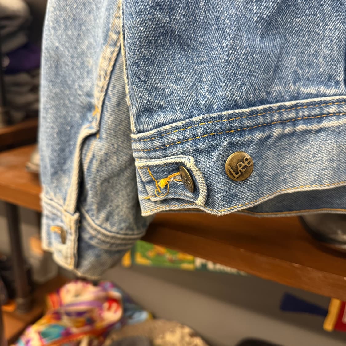 90s LEE 빈티지 리 101J 스톰 라이더 블랭킷 데님 자켓 N000 상품이미지6
