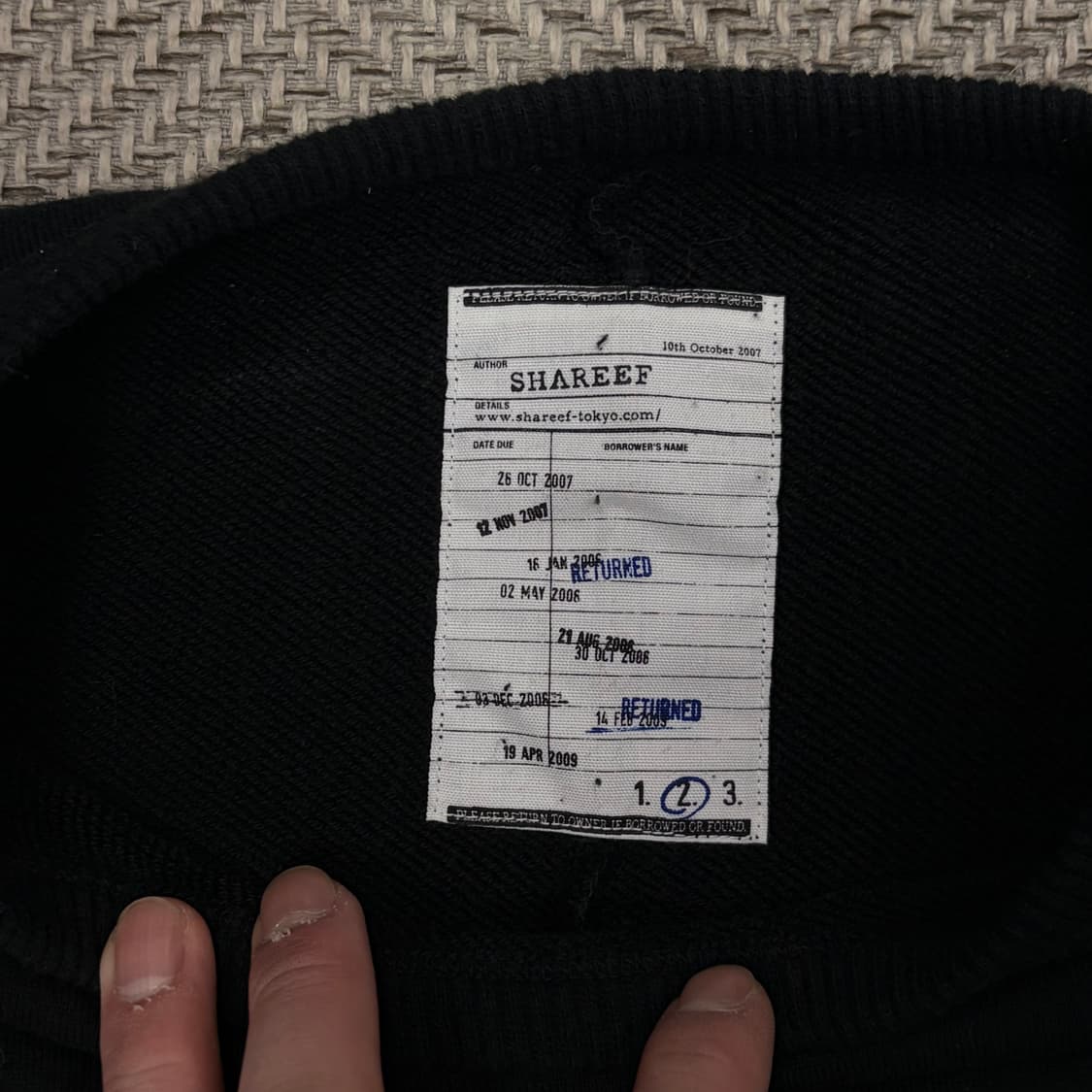 샤리프 문 빅 스웻셔츠 v1064 상품이미지5