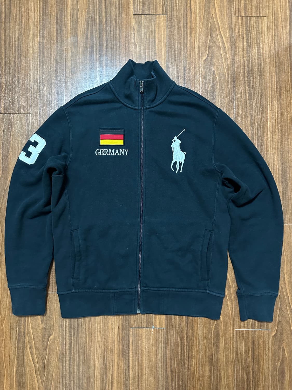 (M) 폴로 빅포니 집업 독일 국기 블랙 상품이미지1