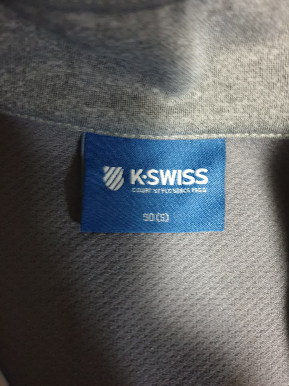 케이스위스 트레이닝 기능성 집업 져지 그레이 (S) 상품이미지3