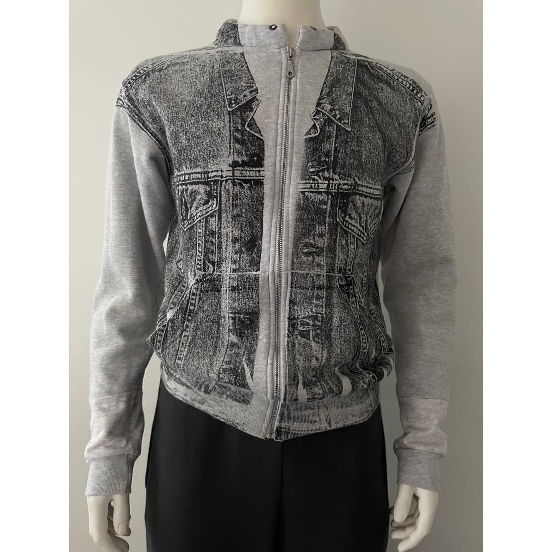 artisanal  trompe l'oeil zip up jacket 상품이미지1