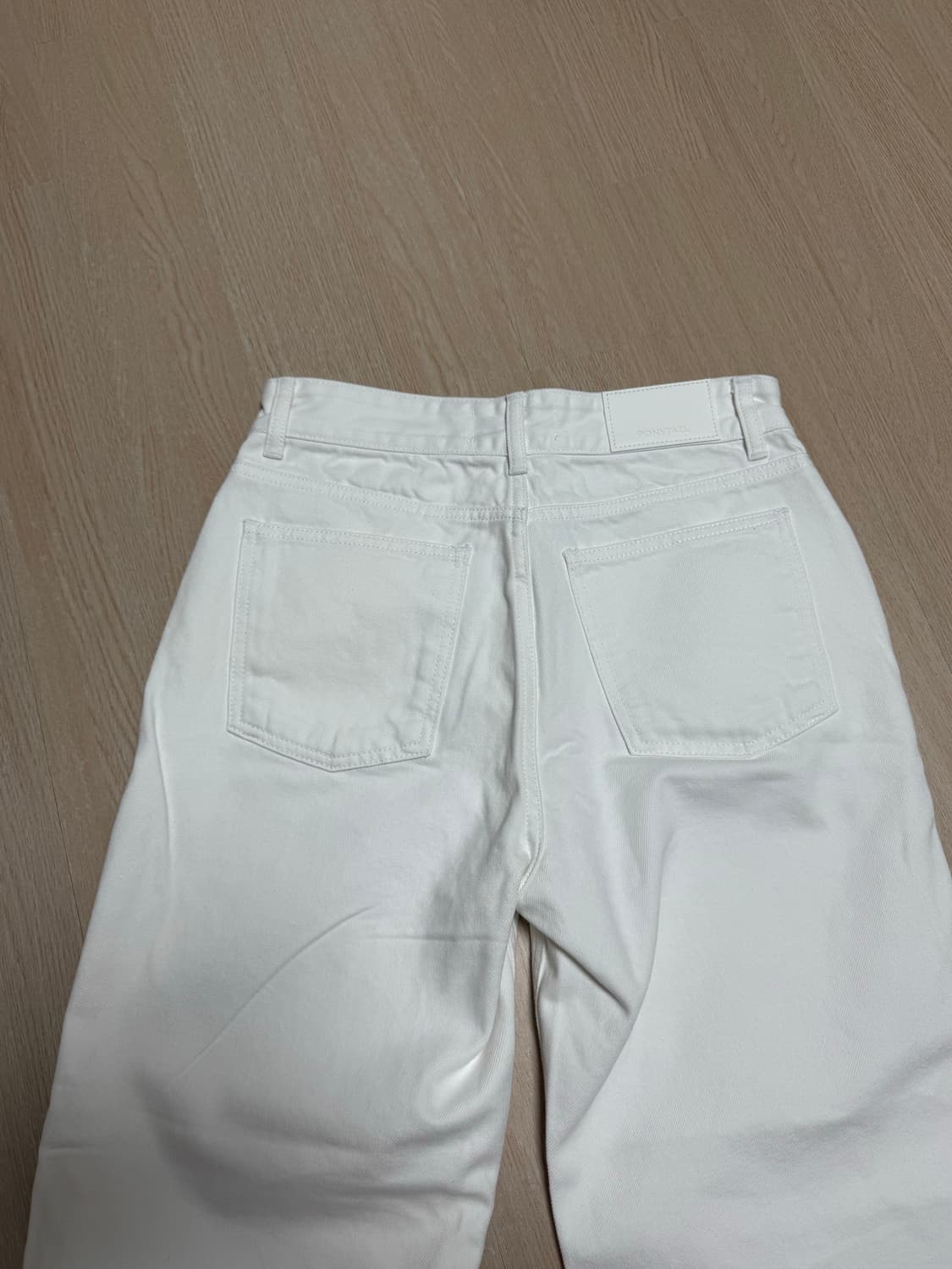 포니테일 본벨라 루즈데님 진 화이트컬러버전 상품이미지5