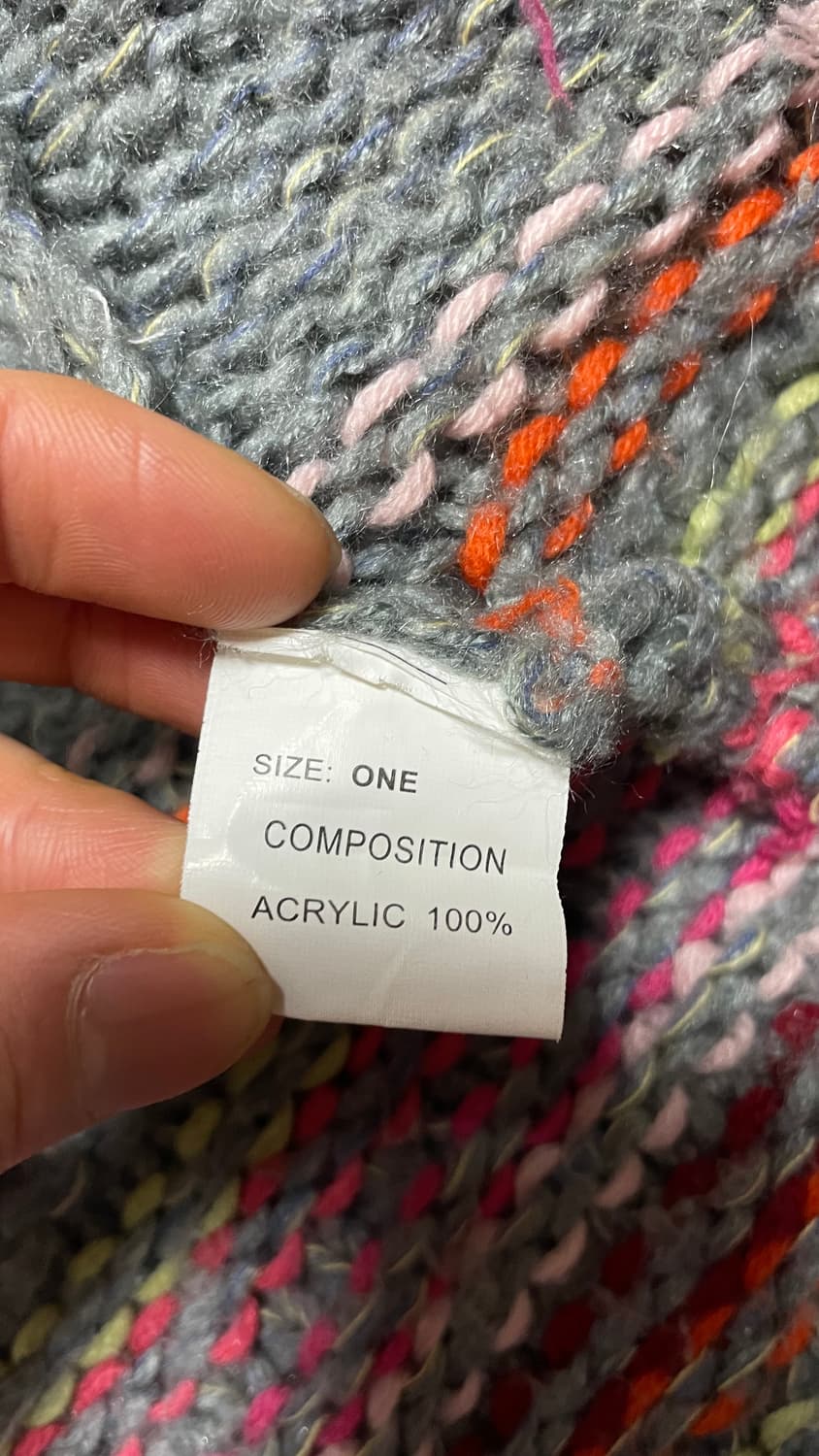 JPN 일본 모리걸 빈티지 플라워 자수 스트라이프 디테일 니트 가디건 상품이미지8