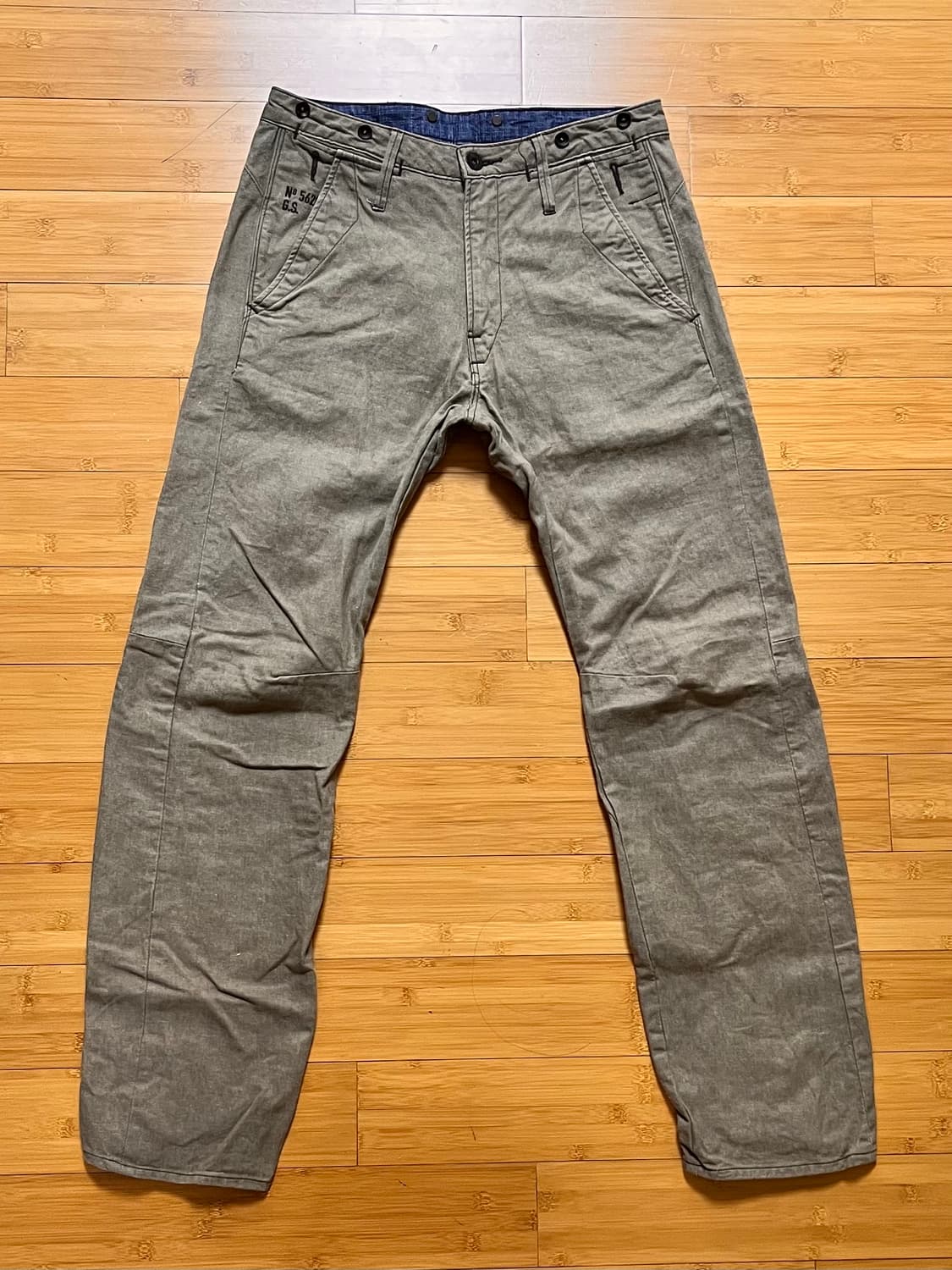 지스타로우 로우 코튼팬츠 상품이미지2