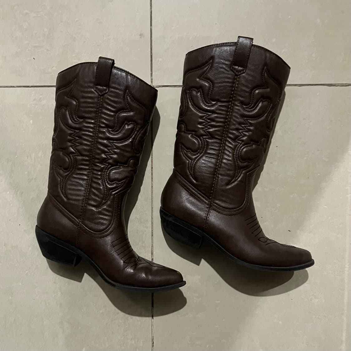 빈티지 웨스턴 카우보이 부츠 상품이미지3