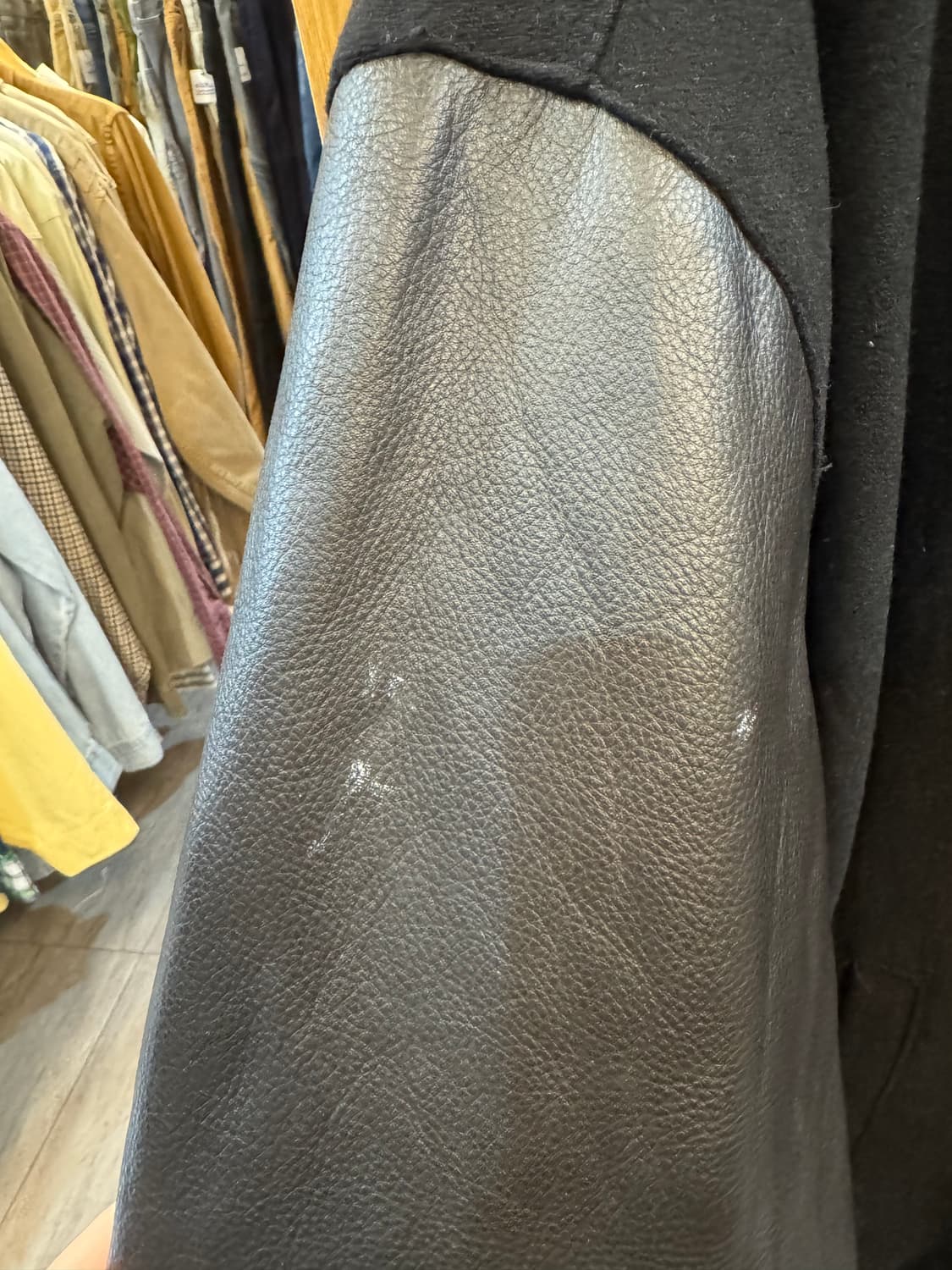 USA 빈티지 레더 바시티자켓 B58 상품이미지3