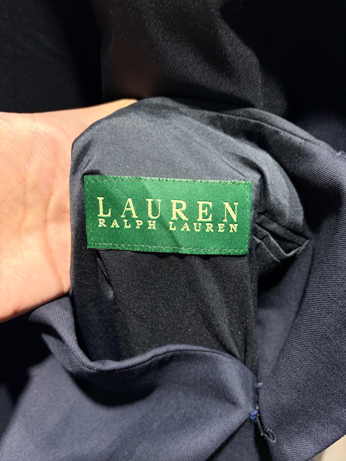 44L 폴로랄프로렌 각인 버튼 딥네이비 울 블레이저 상품이미지5