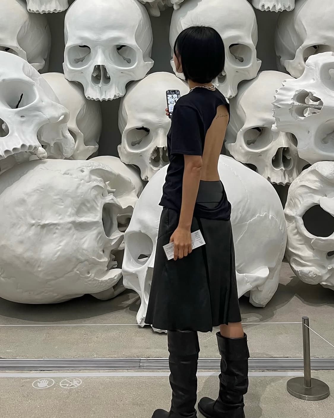 리얼 레더 스커트 상품이미지1