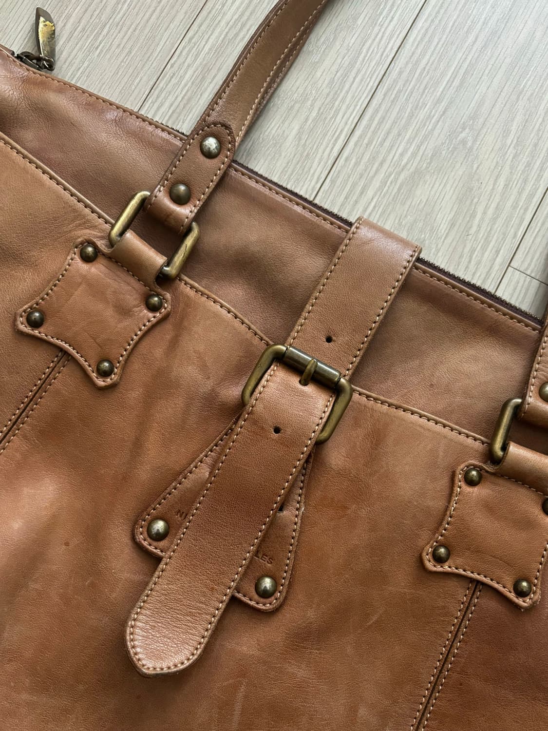 Nicole st gilles 가죽 숄더백 상품이미지3