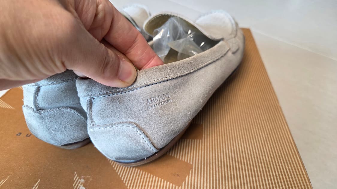 아르마니 꼴레지오니 스웨이드 펀칭 로퍼  상품이미지4