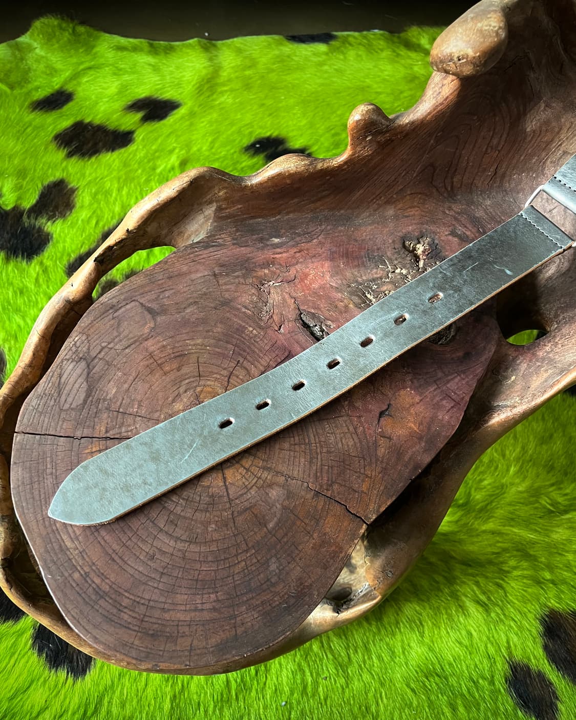 Hawk Company Metal Leather Western Belt 상품이미지7