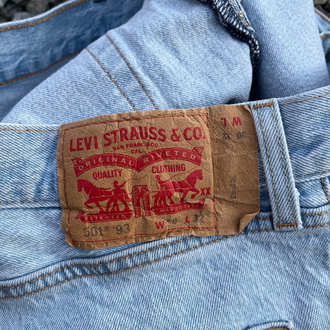 리바이스 501 빈티지 데님(실측확인) 상품이미지6