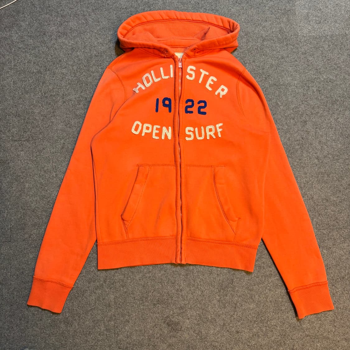 홀리스터 주황색 후드집업 L 상품이미지2