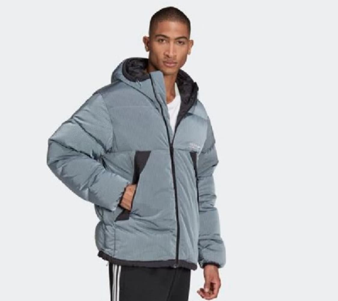 (거의 새것) 아디다스 어드벤처 오리털 패딩 블루 상품이미지7