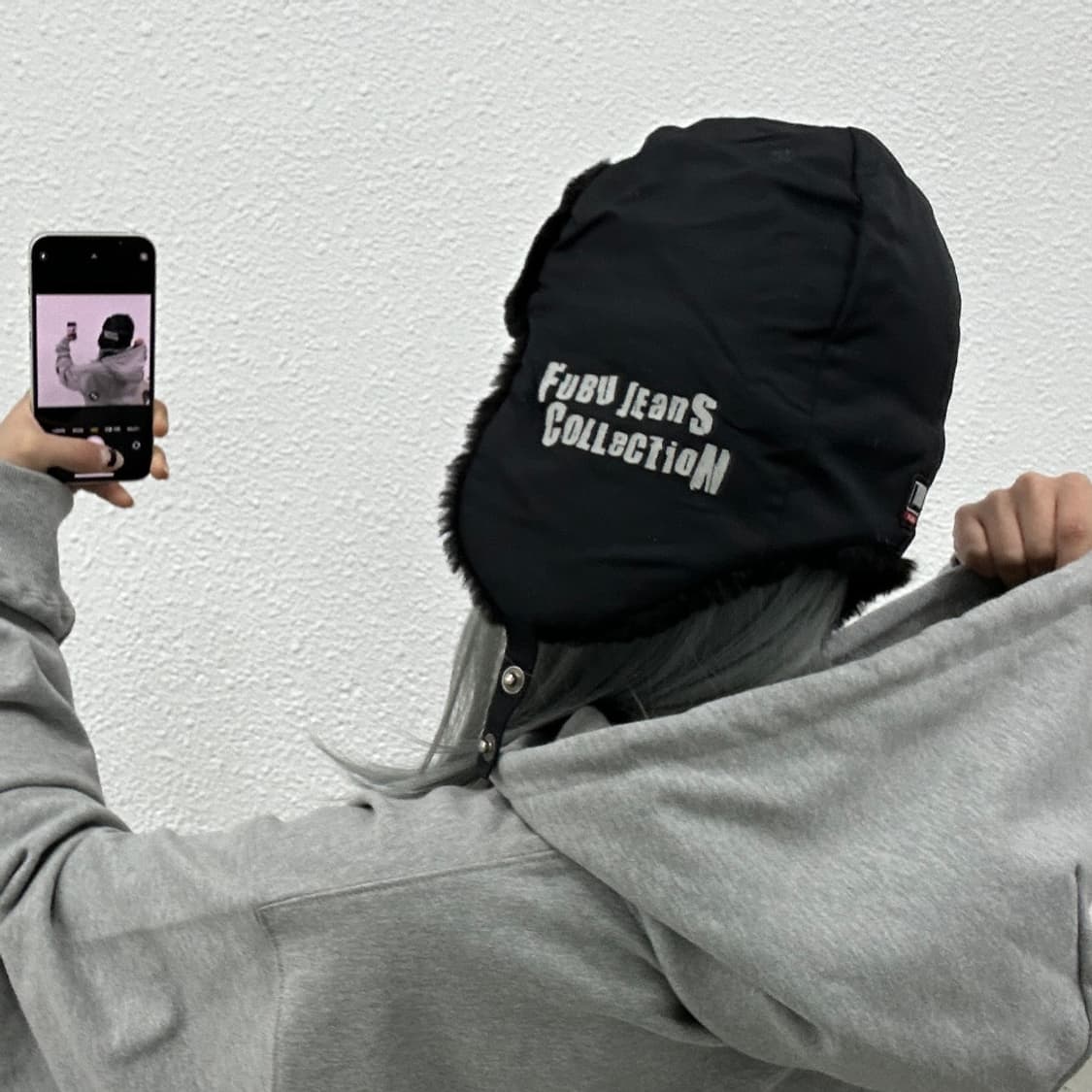 푸부 블랙 군밤모자 상품이미지3