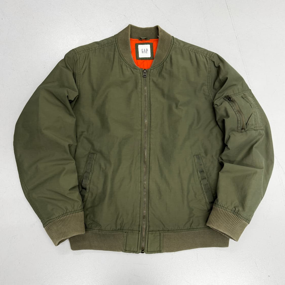 갭 MA-1 카키 항공 점퍼 자켓 상품이미지2