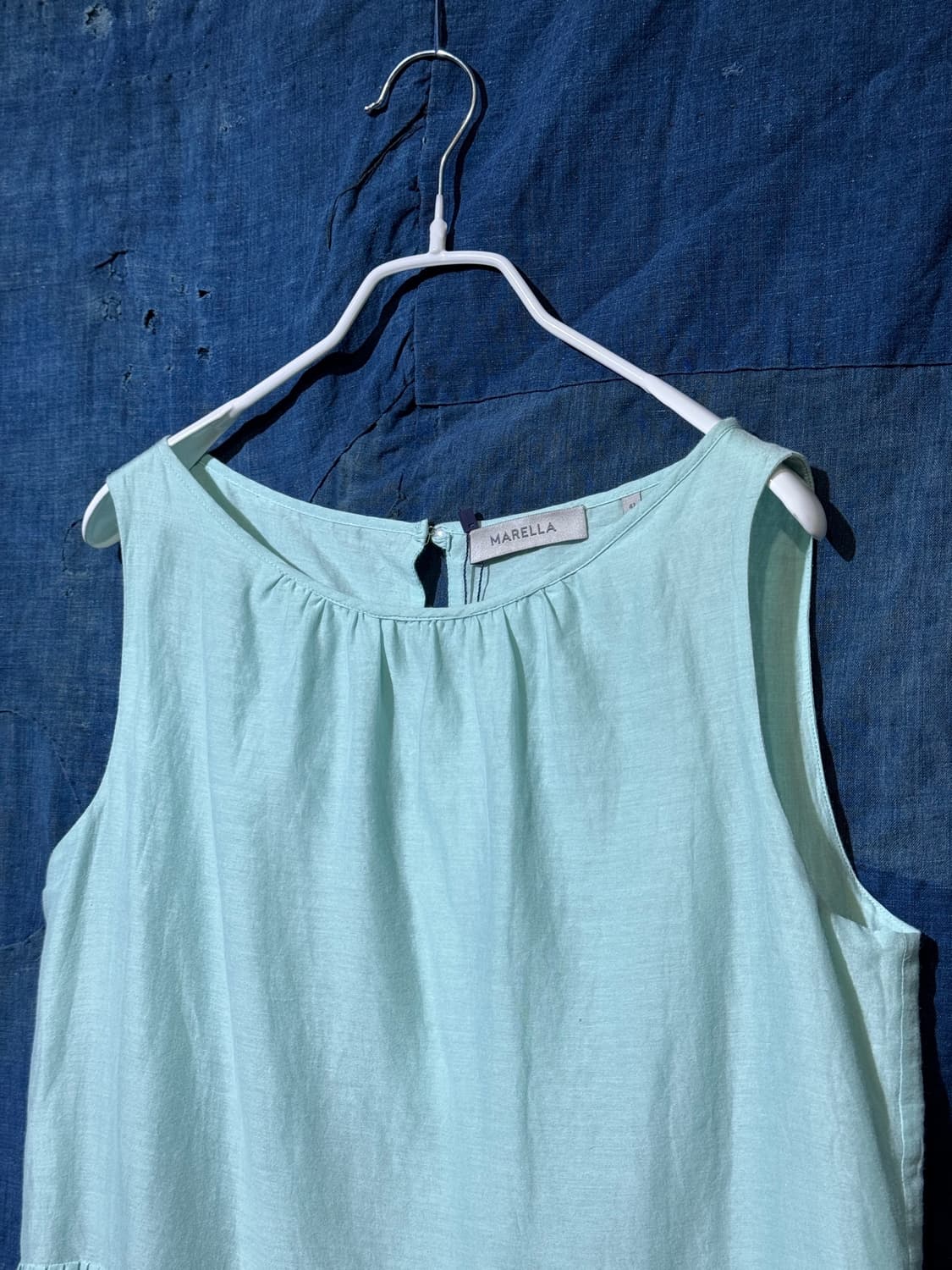 44-55 ) MARELLA Aqua Gather Blouse 상품이미지4
