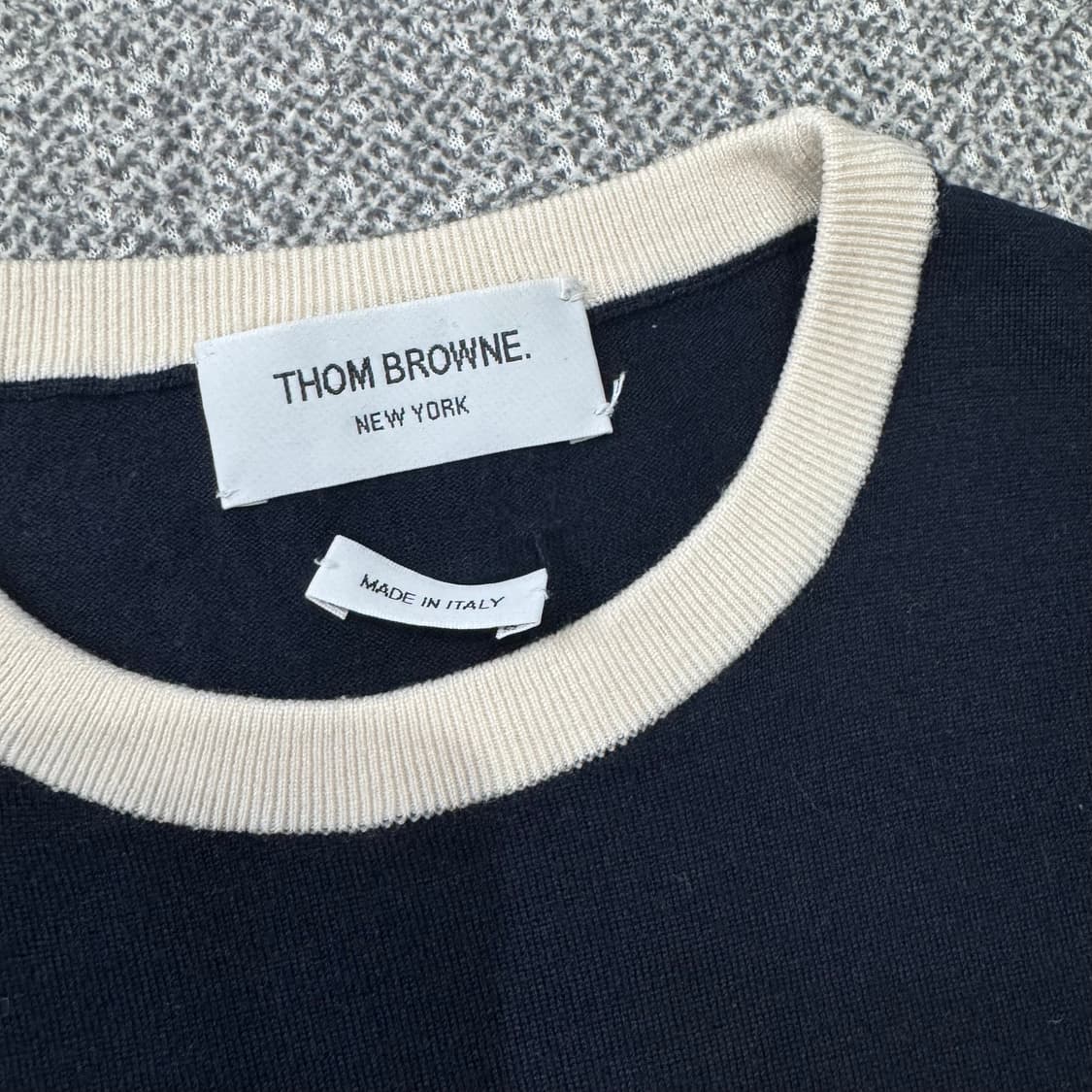 톰 브라운 4바 헥터 반팔 니트 상품이미지5