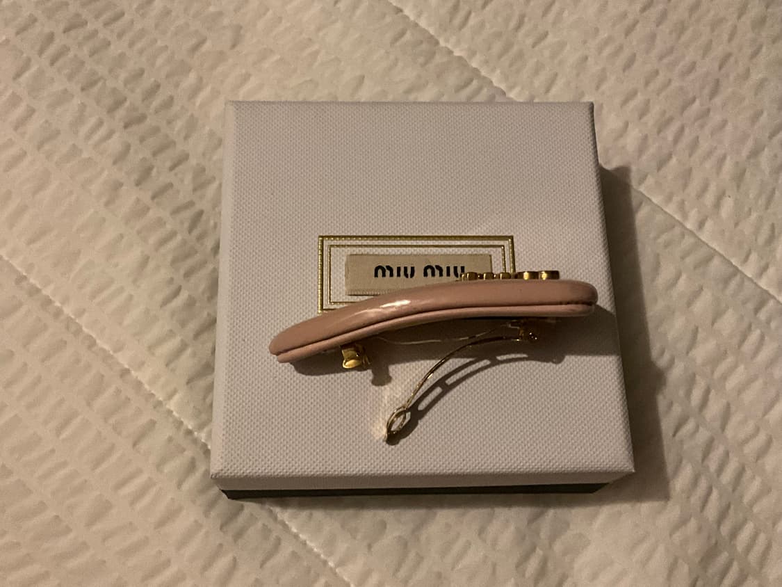 미우미우 헤어핀 머리삔 상품이미지5