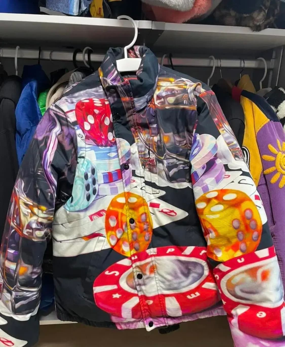 슈프림 포커 카지노 패딩 (m) 상품이미지1